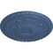 Ekena Millwork Richmond Ceiling Medallion (Fits Canopies up to 2 5/8"), Hand-Painted Americana, 18"OD x 1 3/8"P CM18RIAMF - alternate 3